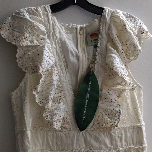 FARM Rio Beaded Eyelet Mini Dress - Picture 9 of 12